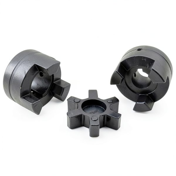 5/8" to 7/8" Saelno L075 3-Piece L-Jaw Coupling Set with Rubber Spider-5