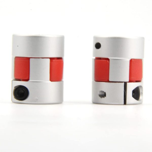 5mm to 8mm Aluminium Plum Flexible Shaft Coupling Yeebyee D20xL25-3