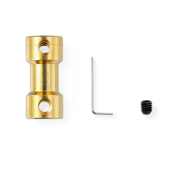 5mm to 6mm Brass Shaft Coupling by MECCANIXITY Motor Connector-2
