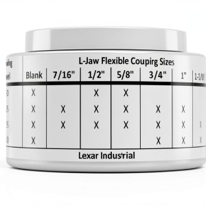 1-1/8in L100 L Jaw Coupling Coupler Lexar Multi-Flex Half L-100-0