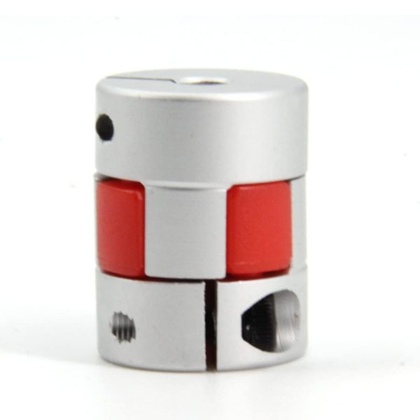 5mm to 8mm Aluminium Plum Flexible Shaft Coupling Yeebyee D20xL25-7