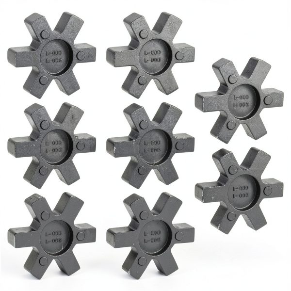 8 Pcs Type Spider Center Inserts L095 NBR Rubber MingQiEven Black-0