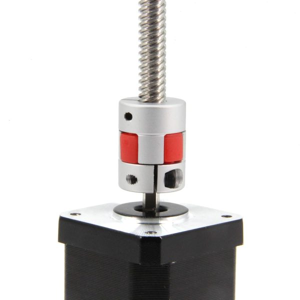 5mm to 8mm Aluminium Plum Flexible Shaft Coupling Yeebyee D20xL25-6