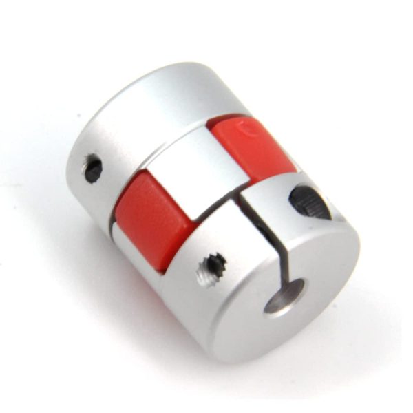 5mm to 8mm Aluminium Plum Flexible Shaft Coupling Yeebyee D20xL25-4