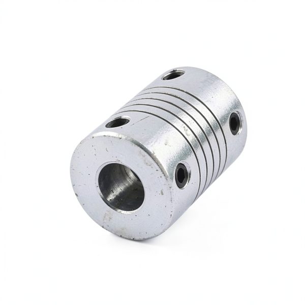 8mm to 6.35mm Shaft Coupling Xnrtop Flexible Aluminum 25mm-2