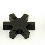 7/16" to 1" L095 3‑Piece L‑Jaw Coupling Set with Rubber Spider-0