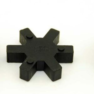 7/16" to 1" L095 3‑Piece L‑Jaw Coupling Set with Rubber Spider-0